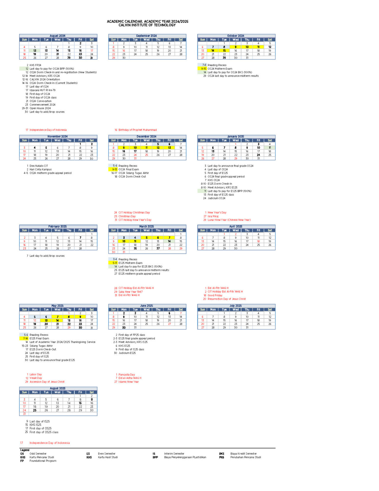 Don'T Miss Out! Key Dates On The Calvin University Academic Calendar - w5kz25j